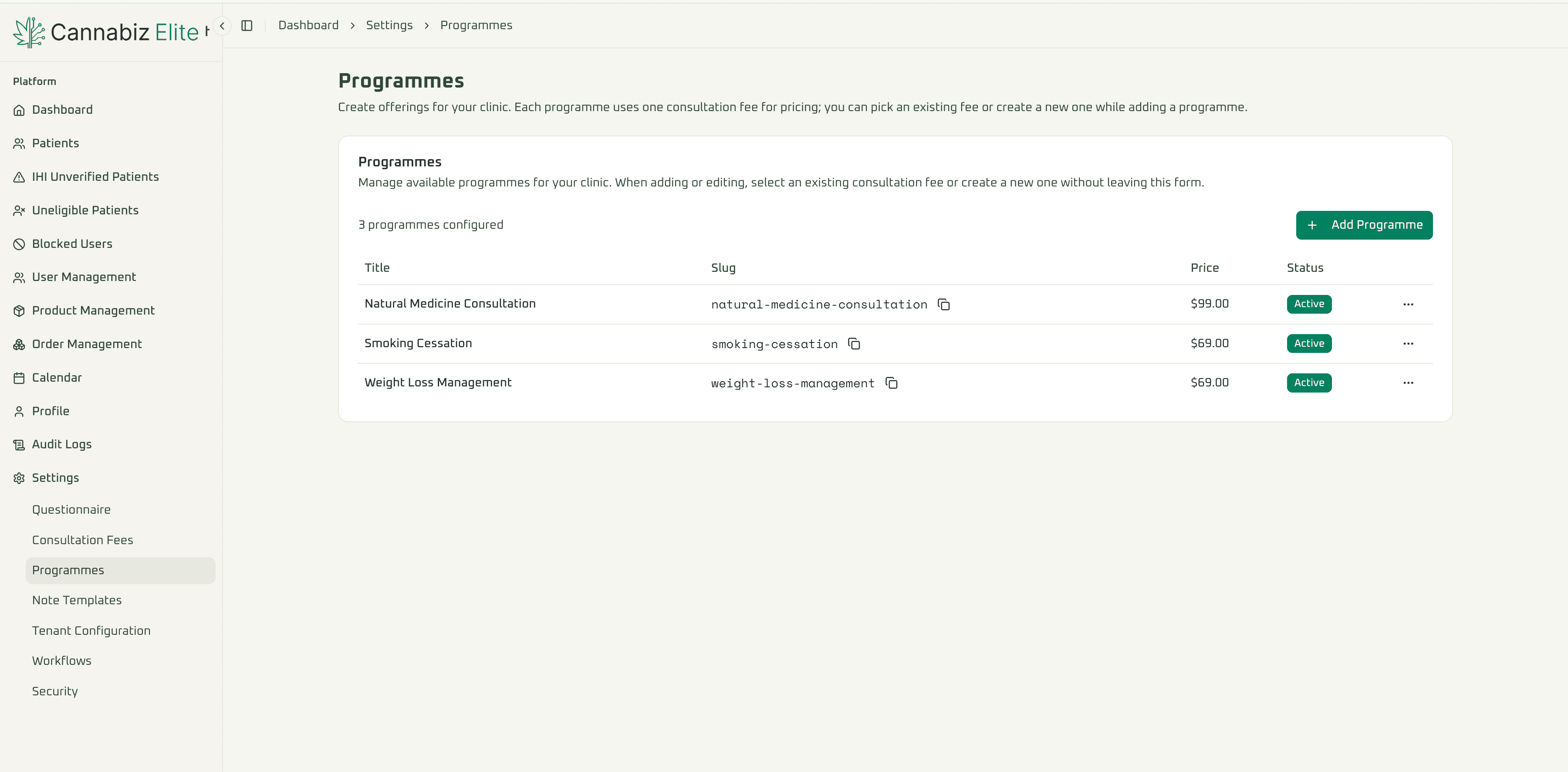 Clinic Management System - Cannabiz Elite (Australia) screenshot 4