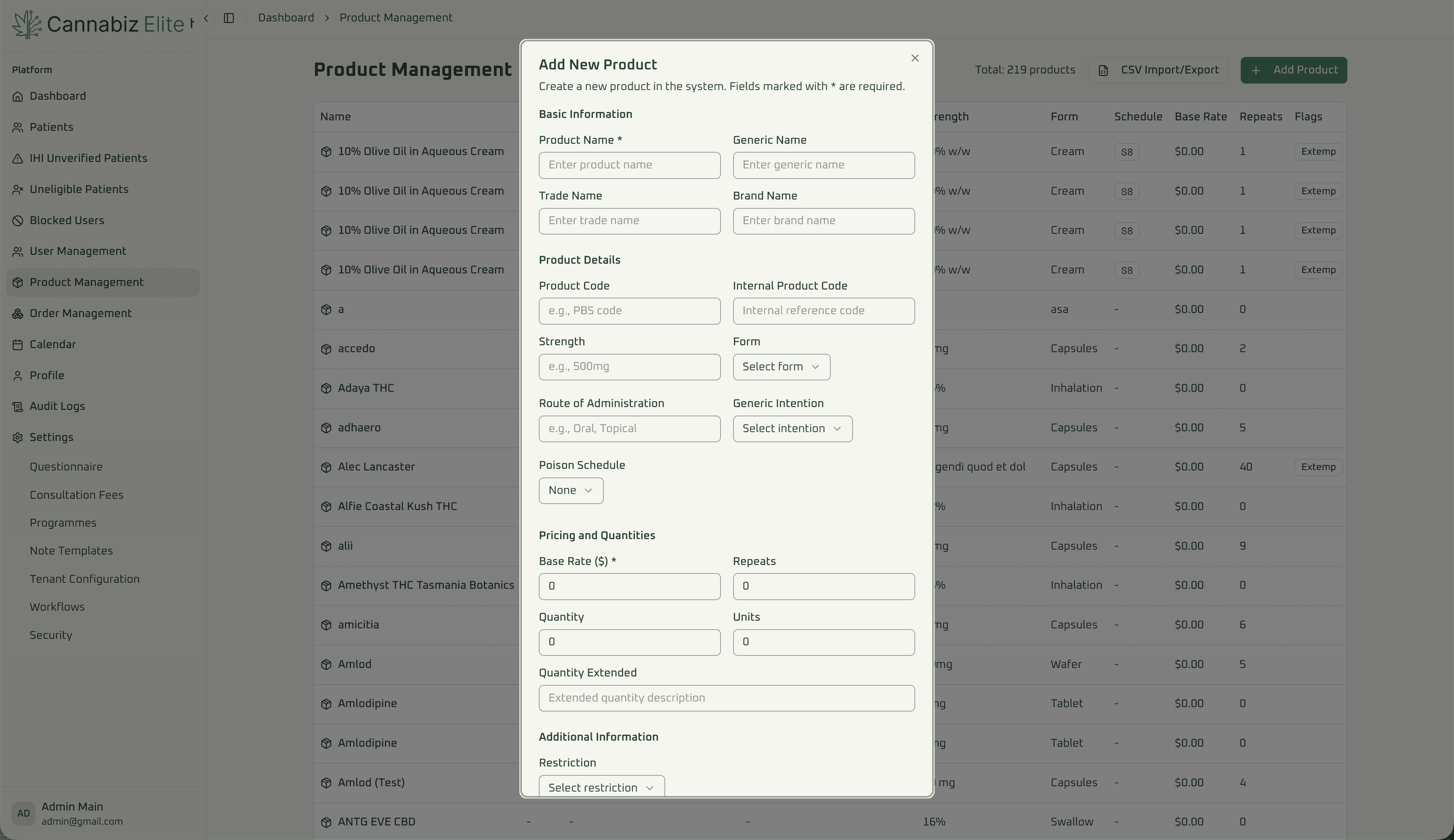 Clinic Management System - Cannabiz Elite (Australia) screenshot 6