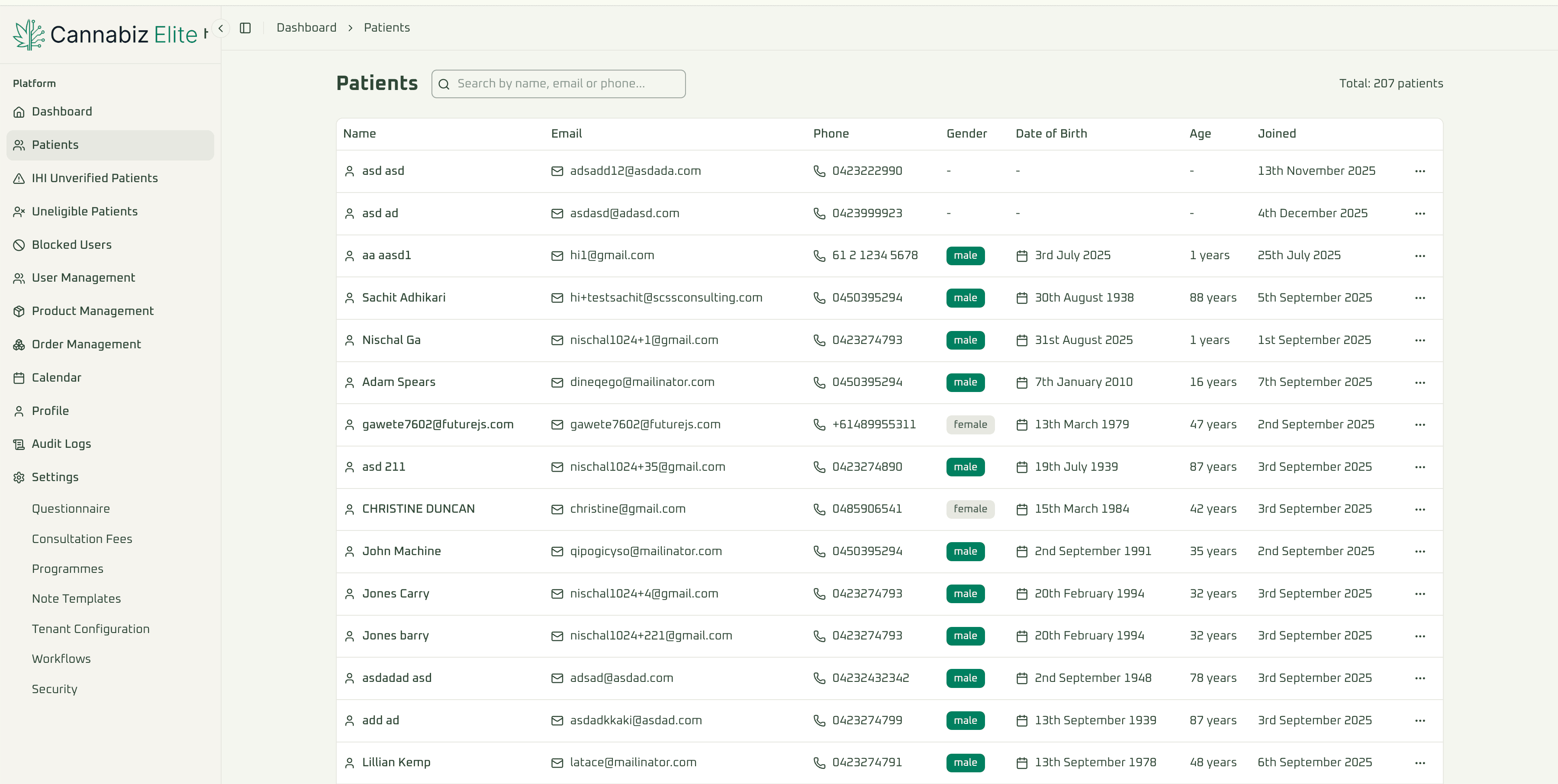 Clinic Management System - Cannabiz Elite (Australia) screenshot 14