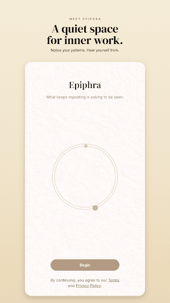 Epiphra — AI Reflection App screenshot 1