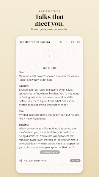 Epiphra — AI Reflection App screenshot 2