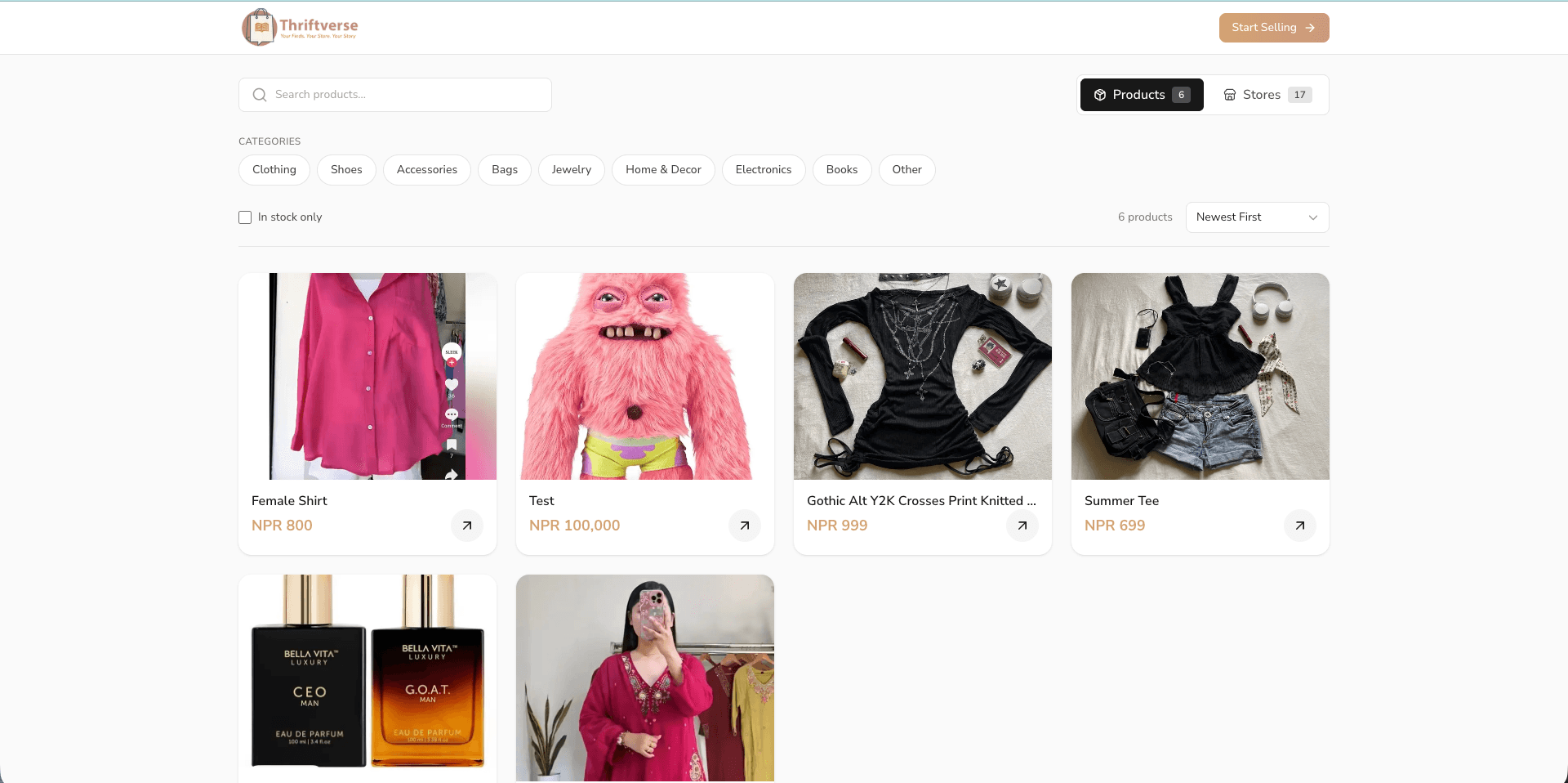 React Native E-commerce App - Thriftverse screenshot 12