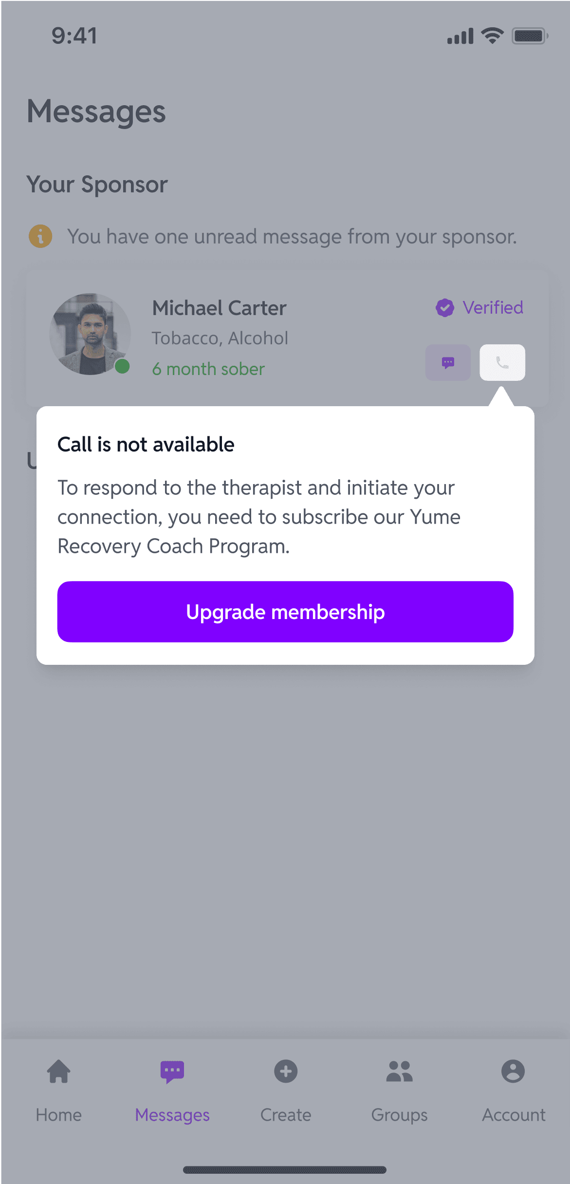 Gambling Recovery App - Yume screenshot 4